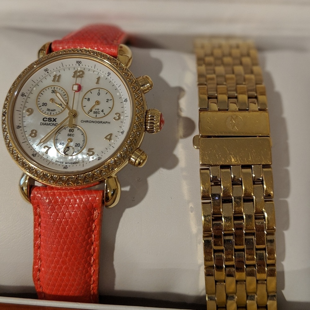 Michelle gold csx diamond watch